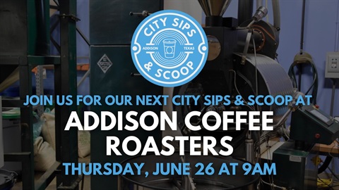 June City Sips & Scoop Poster