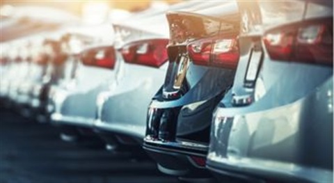 Line of cars