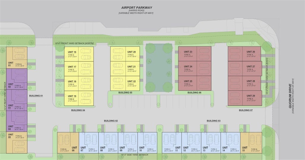Council Approves New For-Sale Townhomes on Airport Parkway
