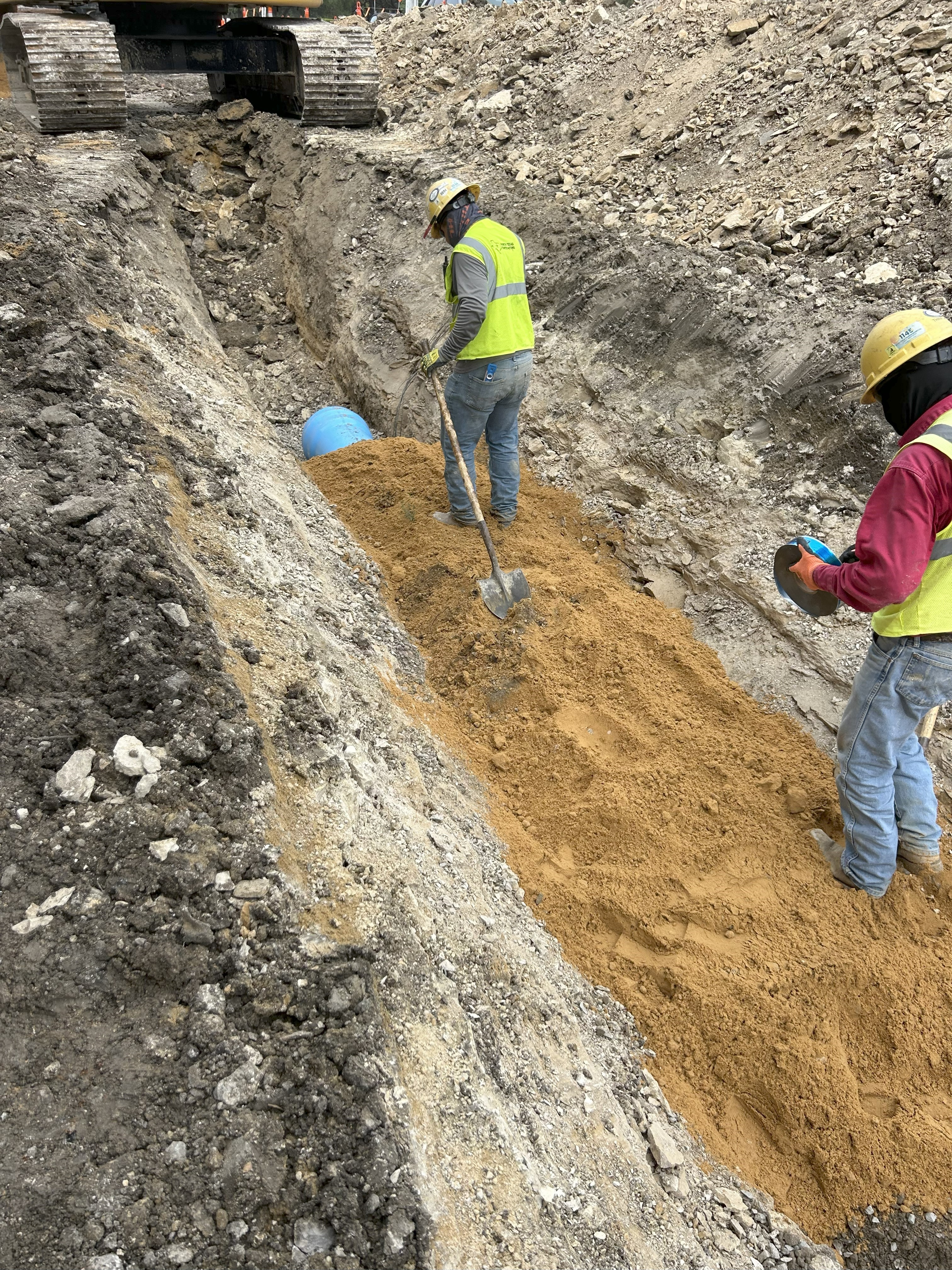 Keller Springs water main Installation.