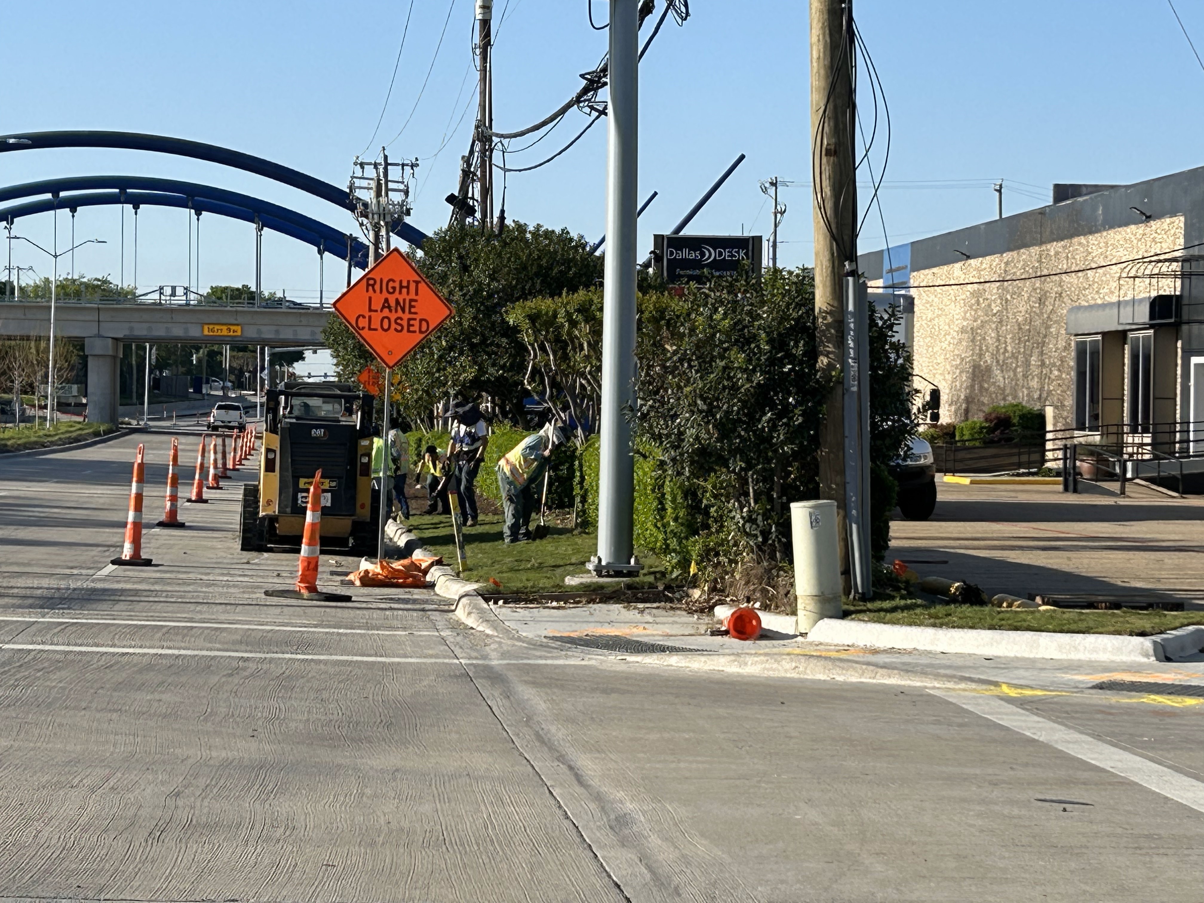 Sod Installation on Midway at Lindbergh