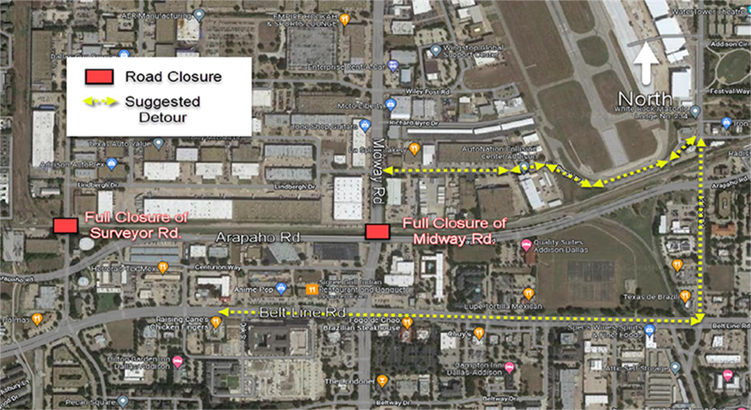 Midway Road Reconstruction - Addison, Texas