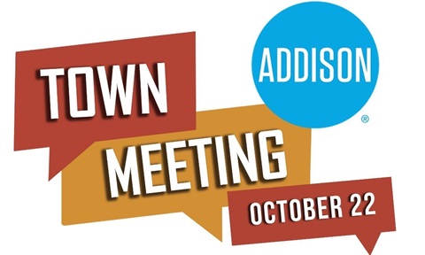 October 22, 2026 Town Meeting Graphic