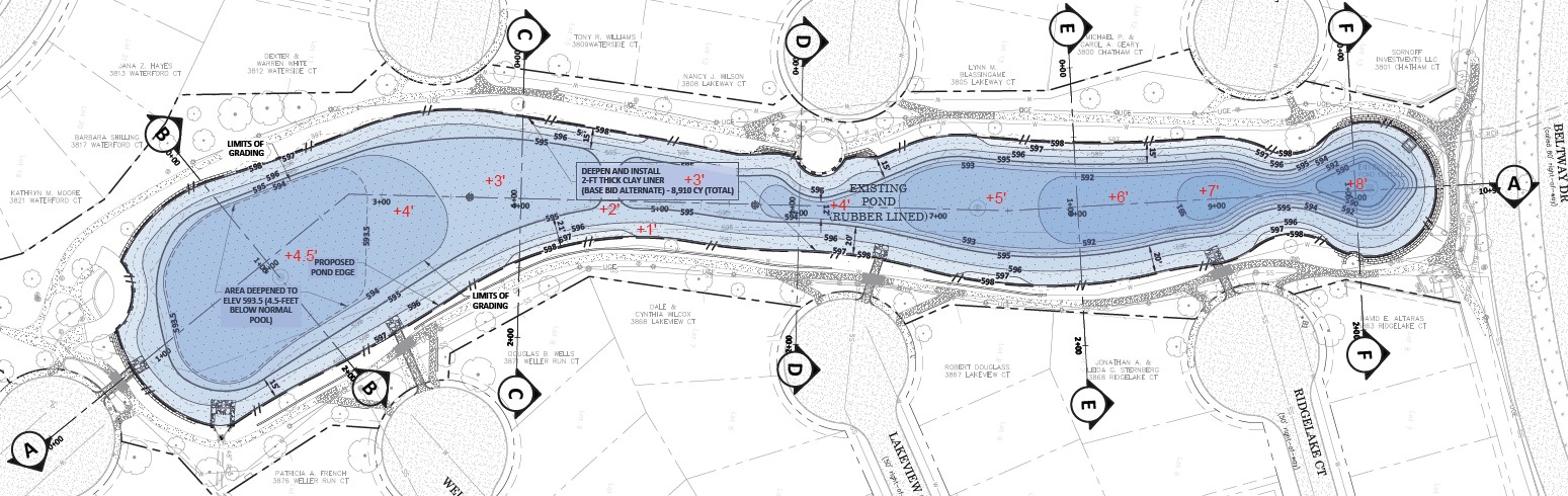Les Lacs Pond-Depth Map